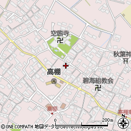 愛知県安城市高棚町郷187周辺の地図