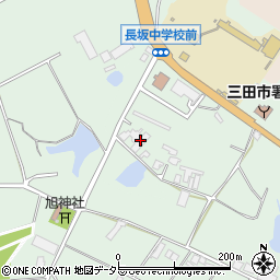 兵庫県三田市長坂778周辺の地図