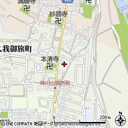 京都府京都市伏見区久我御旅町2-21周辺の地図