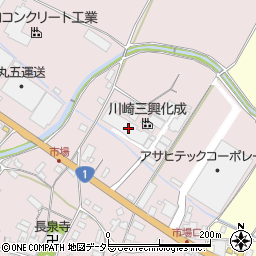 川崎三興化成株式会社　滋賀事業部周辺の地図
