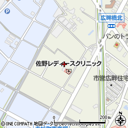 愛知県安城市安城町西広畔周辺の地図