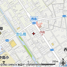 静岡県静岡市駿河区西島792-1周辺の地図