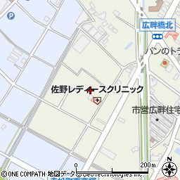 愛知県安城市安城町（西広畔）周辺の地図