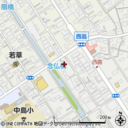 静岡県静岡市駿河区西島844周辺の地図