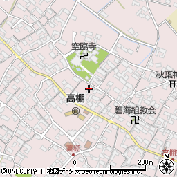 愛知県安城市高棚町（郷）周辺の地図