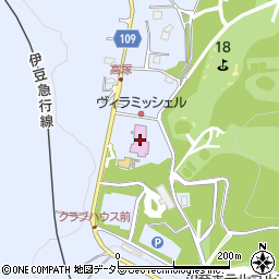伊豆高原ミッシェルガーデンコート周辺の地図