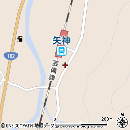 岡山県新見市哲西町矢田75周辺の地図