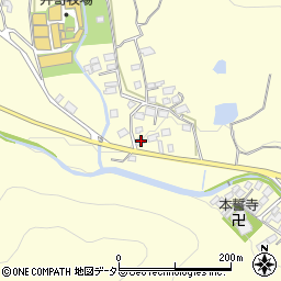兵庫県姫路市夢前町護持573-1周辺の地図