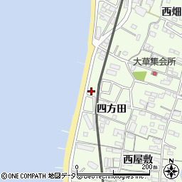 愛知県知多市大草四方田16周辺の地図