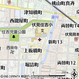 京都府京都市伏見区中之町474周辺の地図