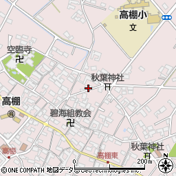 愛知県安城市高棚町郷343周辺の地図