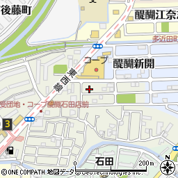 京都府京都市伏見区石田大受町20-7周辺の地図