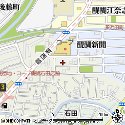 京都府京都市伏見区石田大受町20-4周辺の地図