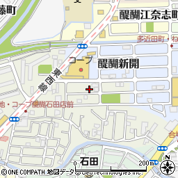 京都府京都市伏見区石田大受町20-9周辺の地図