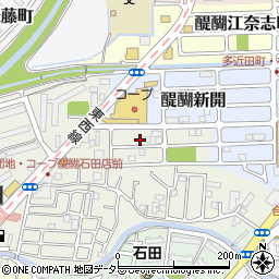 京都府京都市伏見区石田大受町20-6周辺の地図
