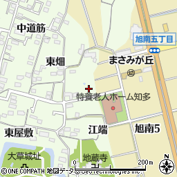 愛知県知多市大草（ヒシケ）周辺の地図