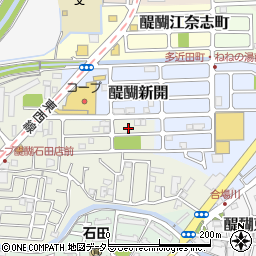 京都府京都市伏見区石田大受町18-17周辺の地図