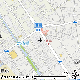 静岡県静岡市駿河区西島782周辺の地図