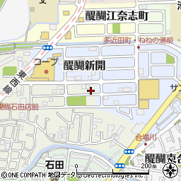 京都府京都市伏見区石田大受町18-7周辺の地図