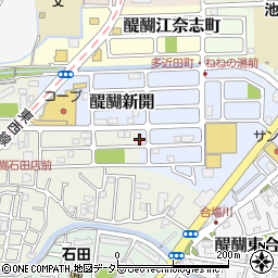 京都府京都市伏見区石田大受町18-5周辺の地図