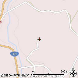 愛知県新城市作手白鳥新井周辺の地図