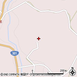 愛知県新城市作手白鳥（新井）周辺の地図