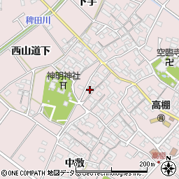 愛知県安城市高棚町郷74-1周辺の地図