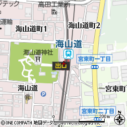 三重県四日市市周辺の地図