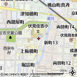 〒612-8315 京都府京都市伏見区中之町の地図