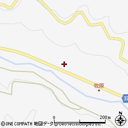 愛知県岡崎市石原町牧原口周辺の地図