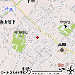 愛知県安城市高棚町郷142周辺の地図