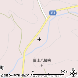 愛知県岡崎市夏山町七古周辺の地図