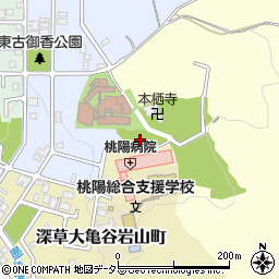 株式会社メモリアルアートの大野屋　桃山営業所周辺の地図