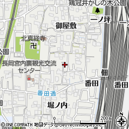 京都府向日市鶏冠井町東井戸32周辺の地図