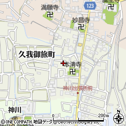 京都府京都市伏見区久我御旅町2-185周辺の地図