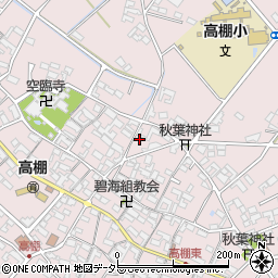 愛知県安城市高棚町郷345周辺の地図