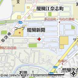 京都府京都市伏見区石田大受町18-21周辺の地図