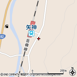 岡山県新見市哲西町矢田135周辺の地図