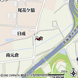 愛知県知多郡阿久比町卯坂元倉周辺の地図