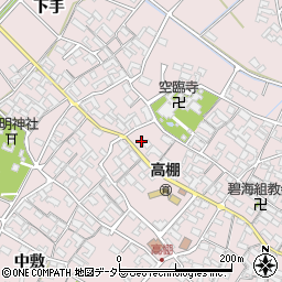 愛知県安城市高棚町郷128周辺の地図