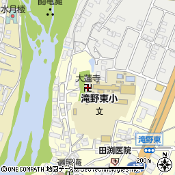 大蓮寺周辺の地図