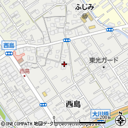 静岡県静岡市駿河区西島503周辺の地図