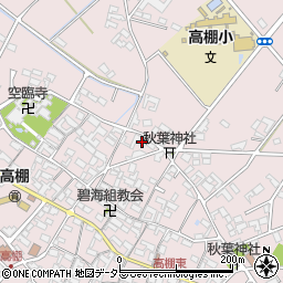 愛知県安城市高棚町郷348周辺の地図