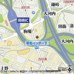 愛知県岡崎市大平町砂原4周辺の地図