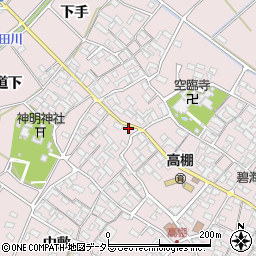愛知県安城市高棚町郷98周辺の地図