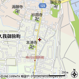 京都府京都市伏見区久我御旅町2-117周辺の地図