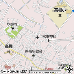 愛知県安城市高棚町郷346周辺の地図