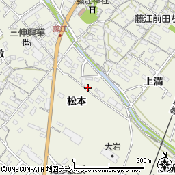愛知県知多郡東浦町藤江松本12周辺の地図