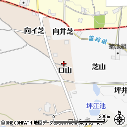 京都府長岡京市今里（口山）周辺の地図