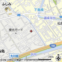 静岡県静岡市駿河区西島363-31周辺の地図